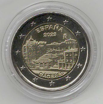 2 Euro Gedenkmünze Spanien 2023 - Caceres