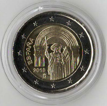 2 Euro Gedenkmünze Spanien 2018 - Compostela
