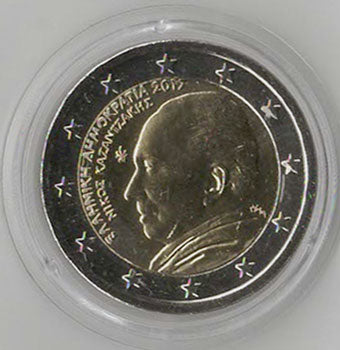 2 Euro Gedenkmünze Griechenland 2017 - Nikos