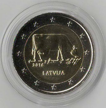 2 Euro Gedenkmünze Lettland 2016 - Landwirtschaft