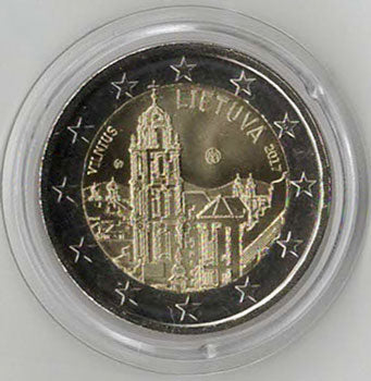 2 Euro Gedenkmünze Litauen 2017 - Vilnius