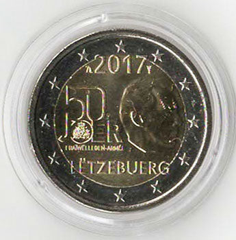 2 Euro Gedenkmünze Luxemburg 2017 - Wehrdienst