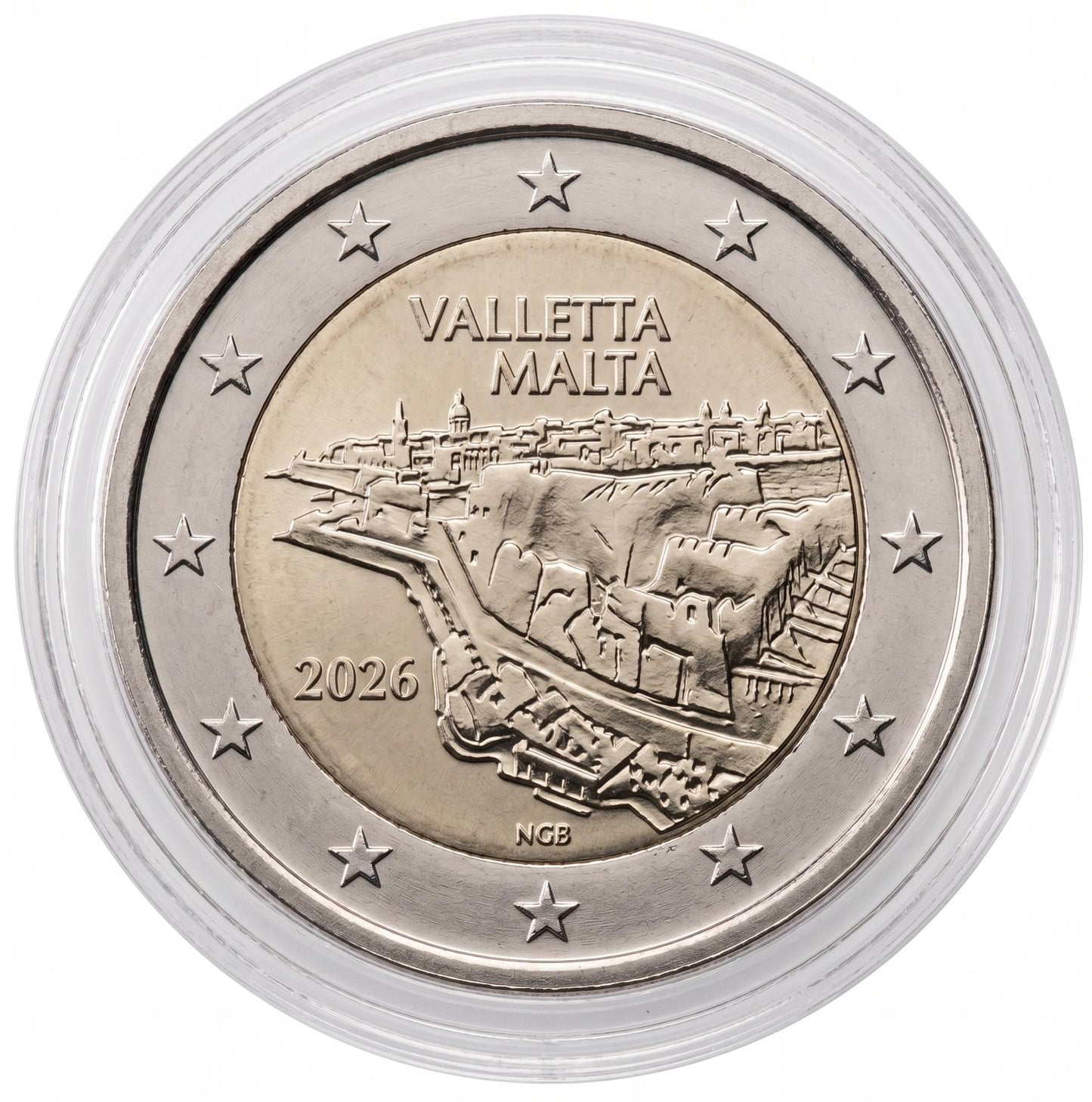 2 Euro Gedenkmünze Malta 2026 - Valletta