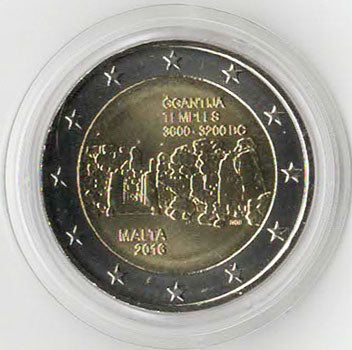 2 Euro Gedenkmünze Malta 2016 - Ggantija