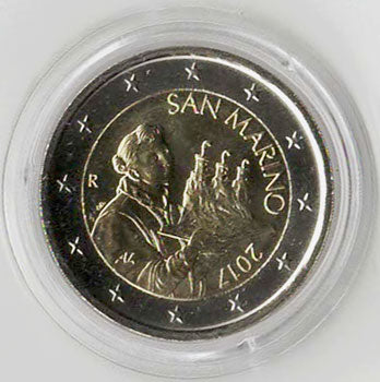 San Marino 2 Euro 2017 Münze