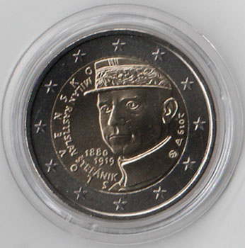 2 Euro Gedenkmünze Slowakei 2019 - Stefanik