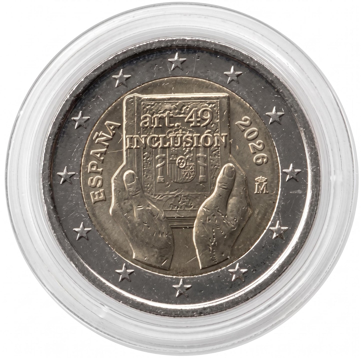 2 Euro Gedenkmünze Spanien 2026 - Inklusion