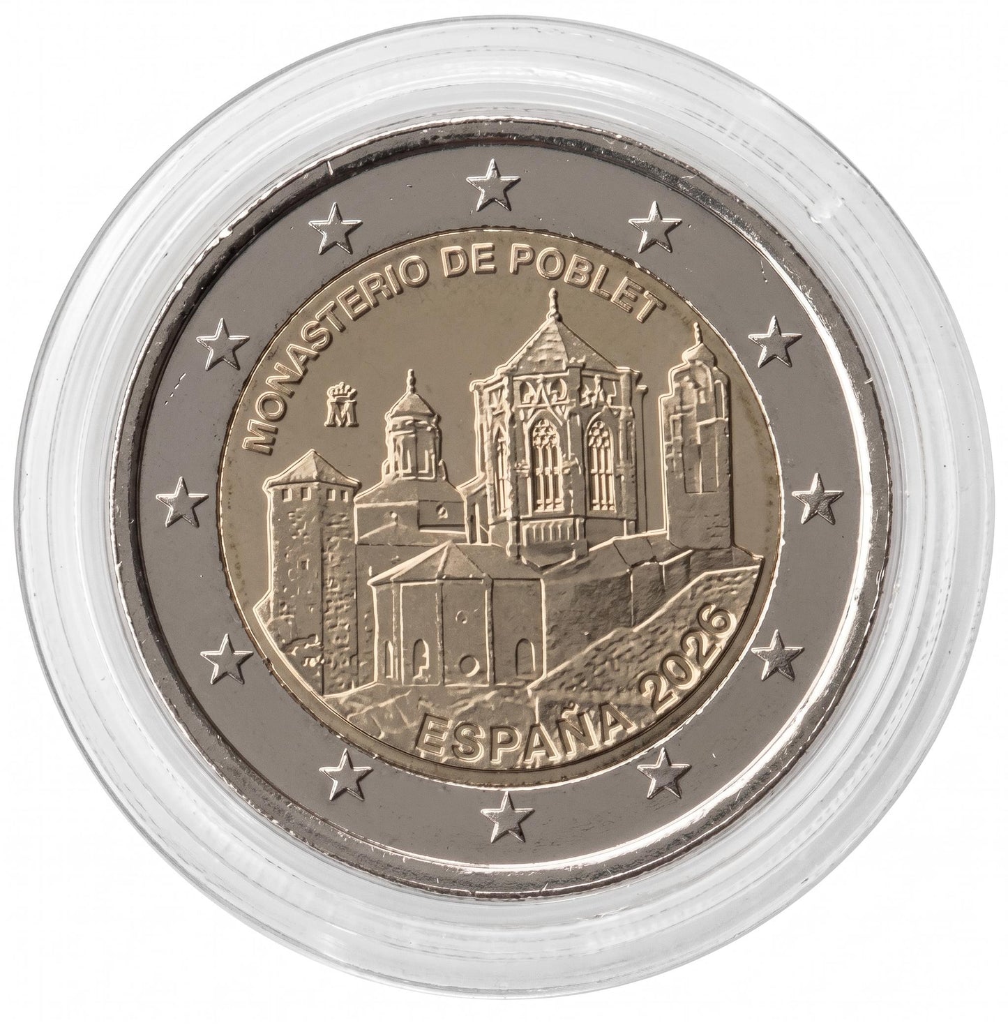 2 Euro Gedenkmünze Spanien 2026 - Kloster Poblet