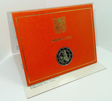 2 Euro Gedenkmünze Vatikan 2016 - Barmherzigkeit