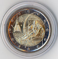 2 Euro Gedenkmünze Italien 2006 - Olympische Winterspiele