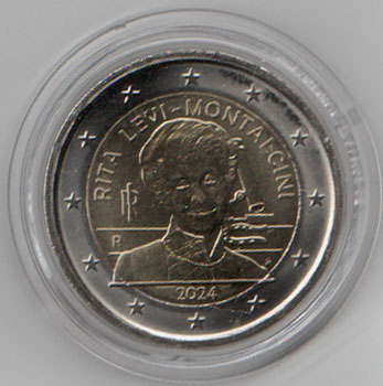 2 Euro Gedenkmünze Italien 2024 - Levi-Montalcini
