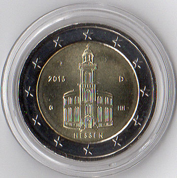 2 Euro Gedenkmünze Deutschland 2015 - Paulskirche