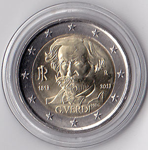 2 Euro Gedenkmünze Italien 2013 - Verdi