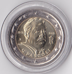 2 Euro Gedenkmünze Italien 2012 - Pascoli