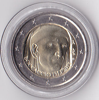 2 Euro Gedenkmünze Italien 2013 - Boccaccio