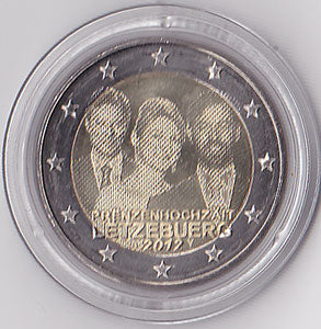 2 Euro Gedenkmünze Luxemburg 2012 - Hochzeit