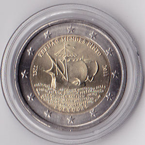 2 Euro Gedenkmünze Portugal 2011 - Pinto