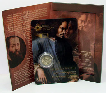 2 Euro Gedenkmünze San Marino 2011 - Vasari