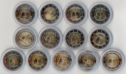 2 Euro Gedenkmünzen Römische Verträge 2007