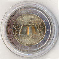 2 Euro Gedenkmünze Italien Römische Verträge 2007