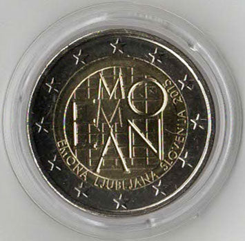 2 Euro Gedenkmünze Slowenien 2015 - Emona