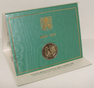 2 Euro Gedenkmünze Vatikan 2010 - Priesterjahr