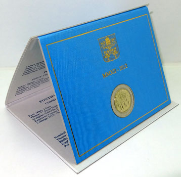2 Euro Gedenkmünze Vatikan 2012 - Weltfamilientreffen