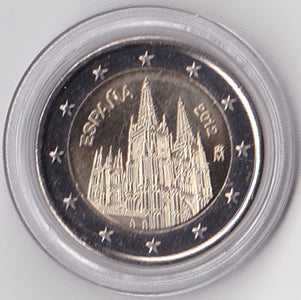 2 Euro Gedenkmünze Spanien 2012 - Burgos