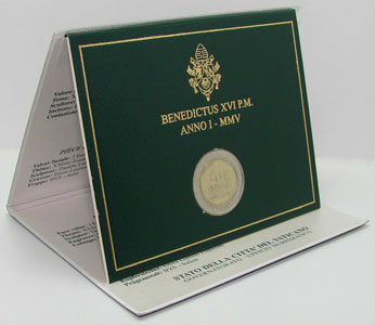 2 Euro Vatikan Gedenkmünze 2005 - Weltjugendtag