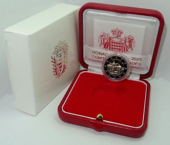 2 Euro Gedenkmünze Monaco 2025 PP - Carlades