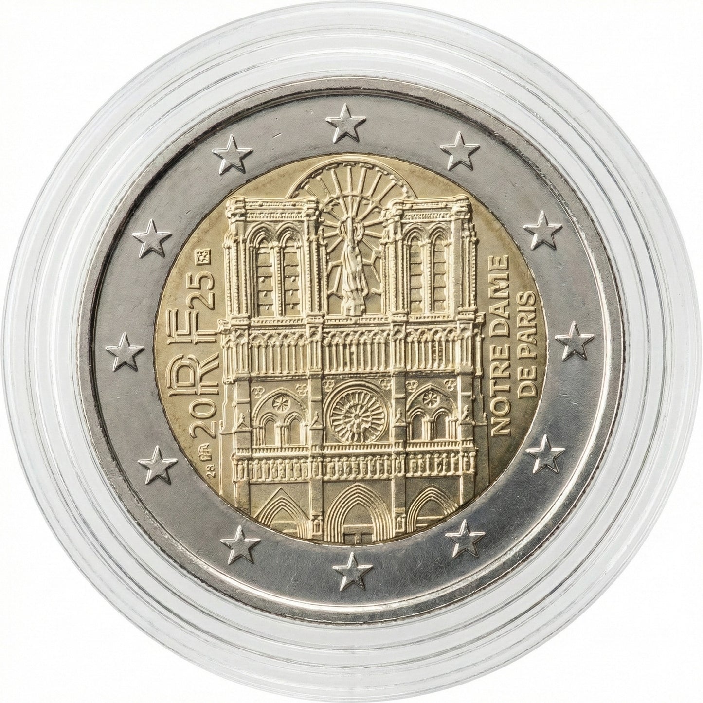 2 Euro Gedenkmünze Frankreich 2025 Notre Dame