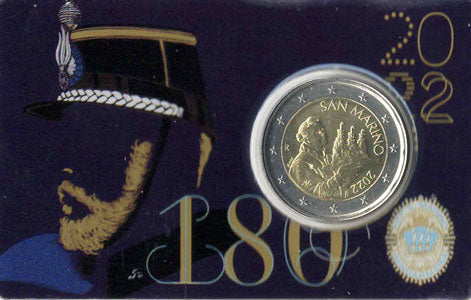 San Marino "Minikit" 2022 Gendarmerie - 2 Euro Münze