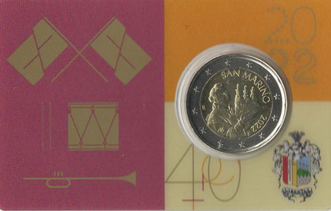 San Marino "Minikit" 2022 Musiker - 2 Euro San Marino Münze
