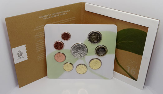 San Marino KMS 2016 ST - inklusive 5 Euro Silbermünze