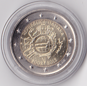2 Euro Gedenkmnze Italien Euro Bargeld 2012