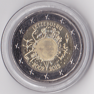 2 Euro Gedenkmnze Luxemburg Euro Bargeld 2012