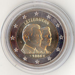 2 Euro Gedenkmnze Luxemburg 2006