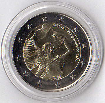 2 Euro Gedenkmnze Malta 2014