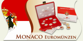 Monaco Euromnzen, Euro Mnzen Monaco, 2 Euro Monaco Mnzen