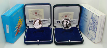 5+10 Euro Vatikan Silber 2007 PP