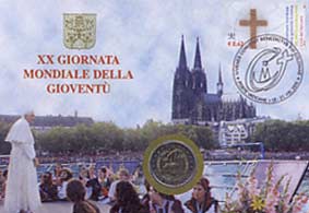 2 Euro Vatikan Numisbrief 2005