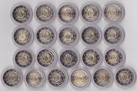 2 Euro Gedenkmünzen 10 Jahre Euro Bargeld 2012