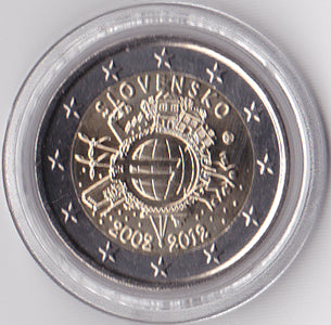 2 Euro Gedenkmünze Slowakei Euro Bargeld 2012