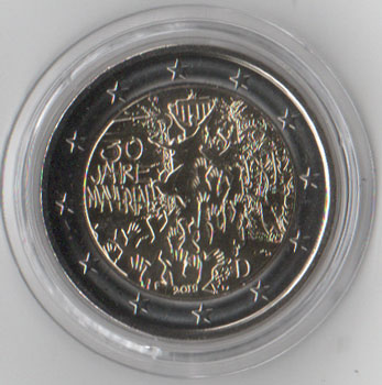 2 Euro Gedenkmünze Deutschland 2019 - Mauerfall