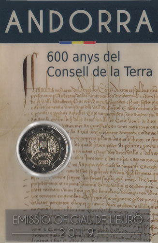 2 Euro Gedenkmünze Andorra 2019 - Consell