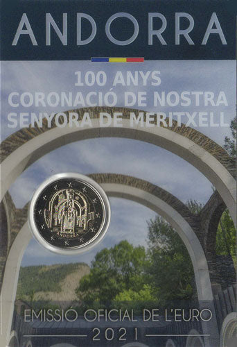2 Euro Gedenkmünze Andorra 2021 - Meritxell