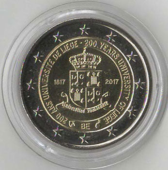 2 Euro Gedenkmünze Belgien 2017 - Uni Lüttich
