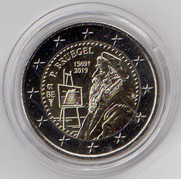 2 Euro Gedenkmünze Belgien 2019 - Bruegel