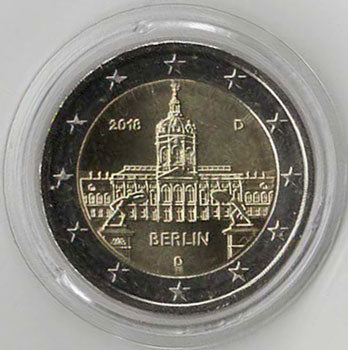 2 Euro Gedenkmünze Deutschland 2018 - Charlottenburg