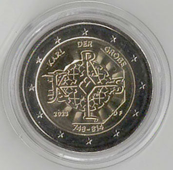 2 Euro Gedenkmünze Deutschland 2023 - Karl der Große